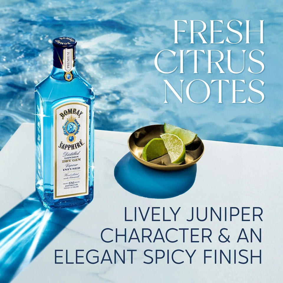 image 1 of Bombay Sapphire Gin 1 Litre