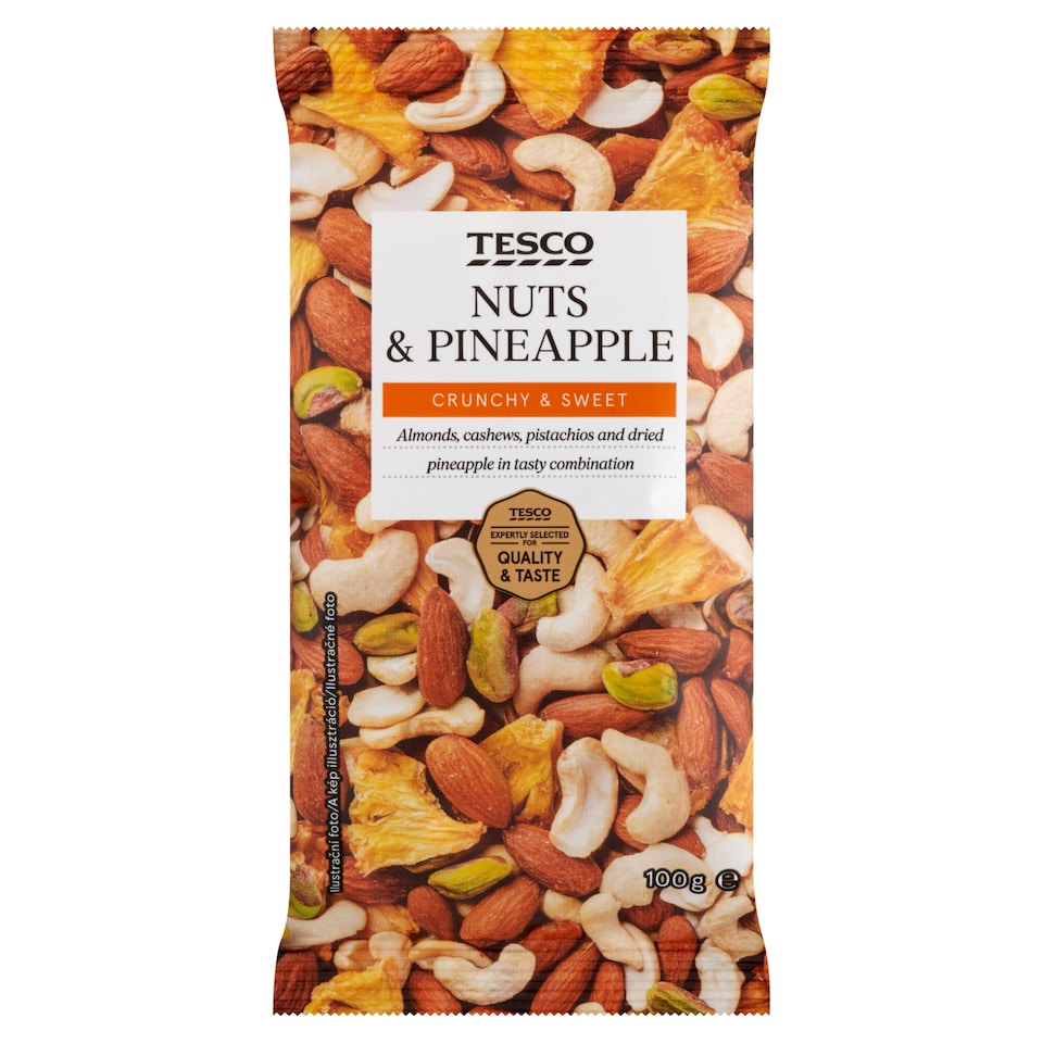 Tesco Nuts & Pineapple 100g