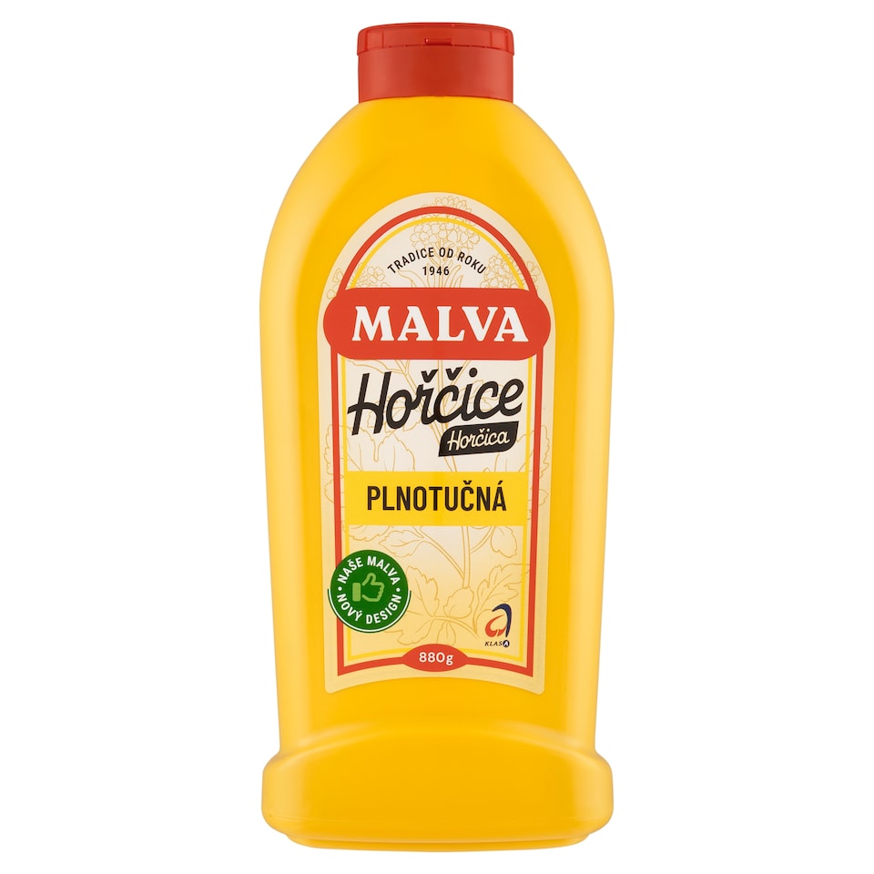 Obrázek 1 pro produkt Malva Hořčice plnotučná 880g