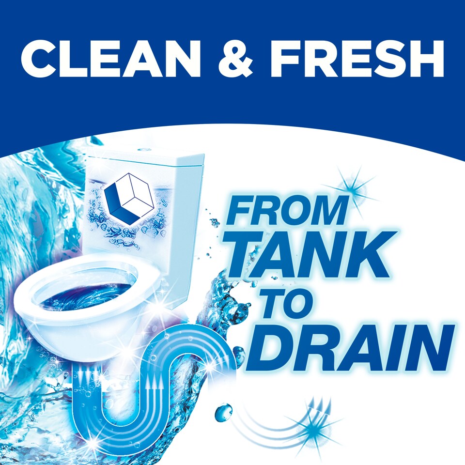 image 1 of Bloo 2in1 Cleaning Foam Fresh Scent Toilet Blocks 2 x 50g