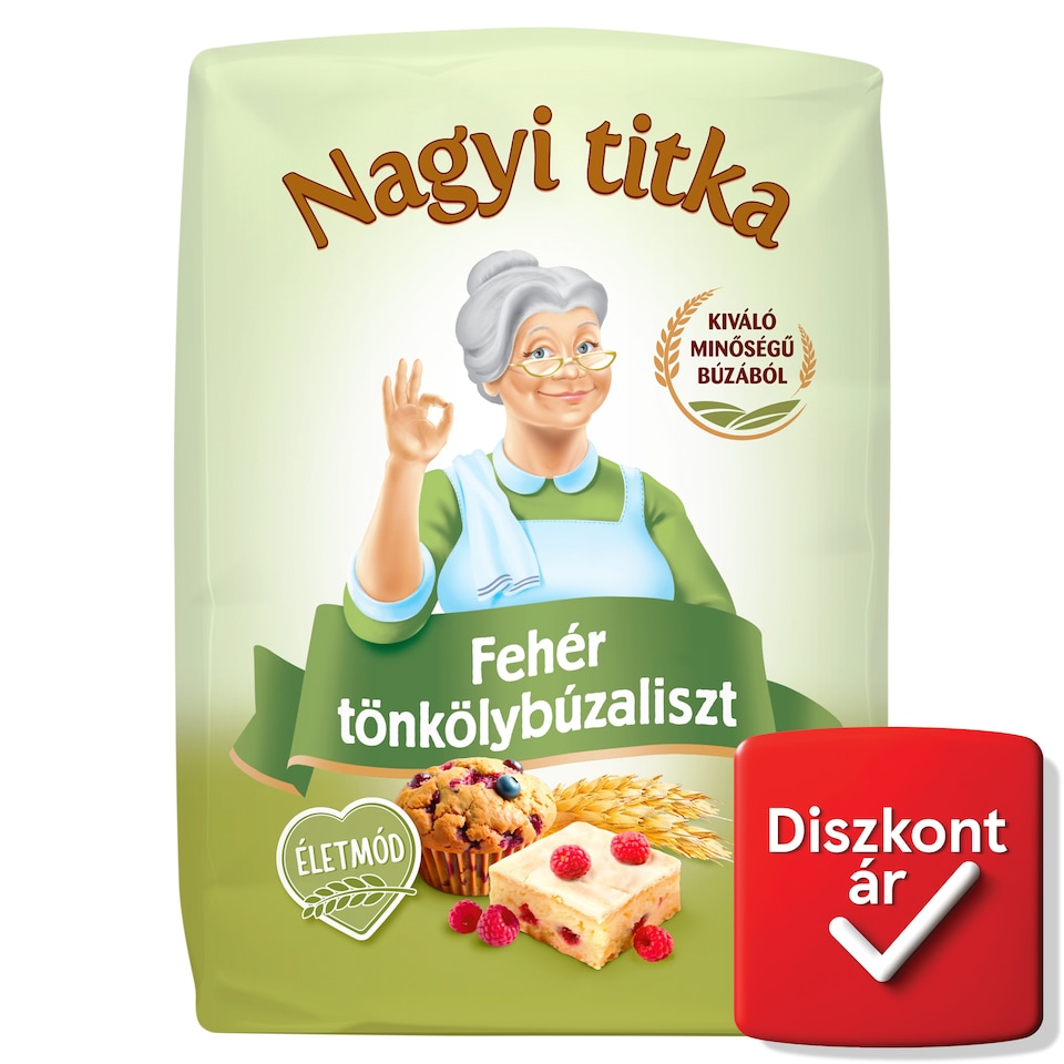 Nagyi titka fehér tönkölybúzaliszt TBL80 1 kg