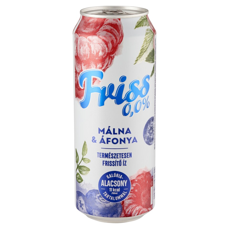 image 1 of Friss 0,0% Raspberry-Blueberry Flavored and Non-Alcoholic Malt Drink Mix 0,5 l
