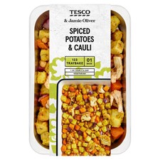Tesco & Jamie Oliver Spiced Potatoes & Cauliflower 800G