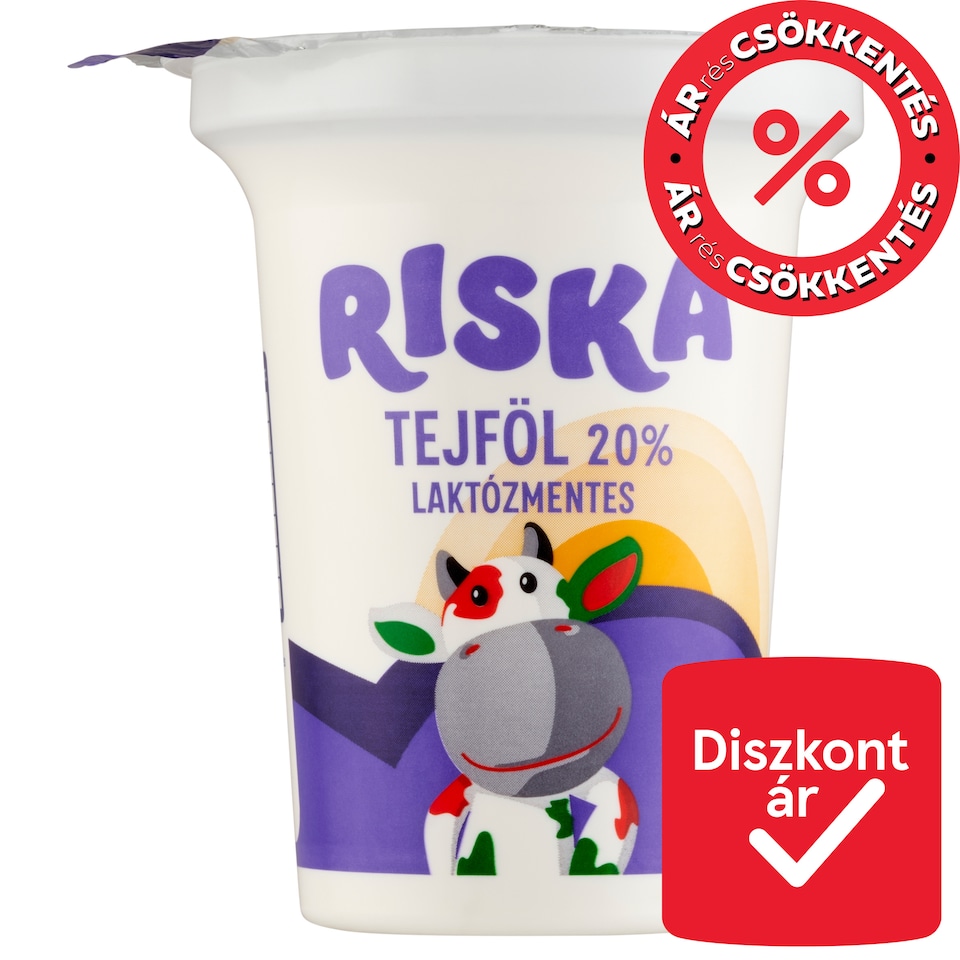 image 1 of Riska Lactose Free Sour Cream 20% 300 g