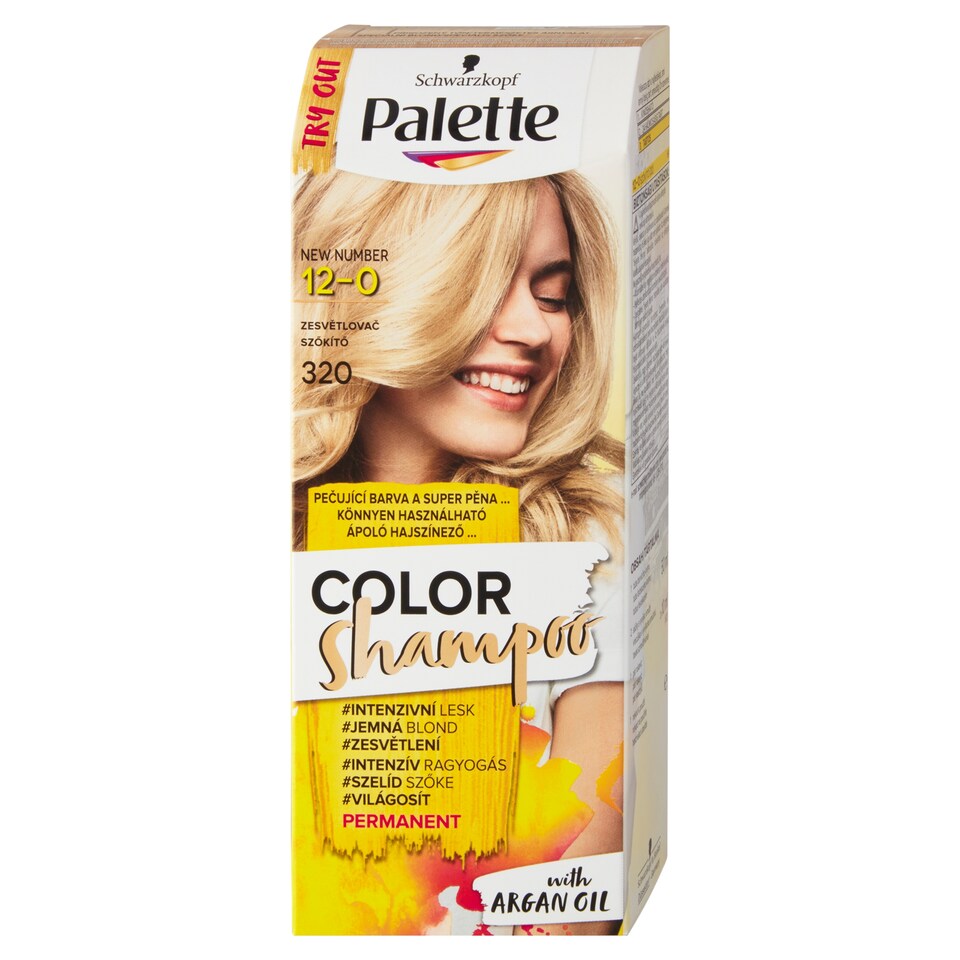 obrázok 1 z Schwarzkopf Palette Color Shampoo farba na vlasy Zosvetľovač 12-0 (320)