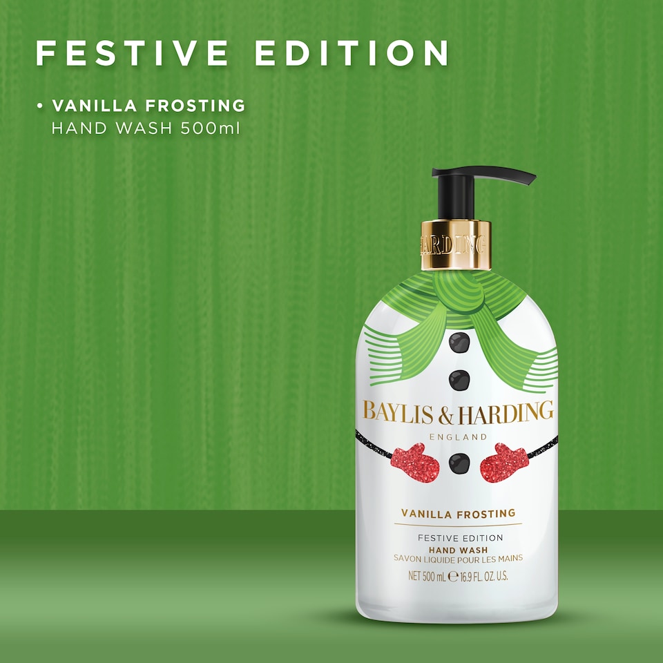 image 1 of Baylis & Harding VANILLA FROSTING FESTIVE EDITION Hand Washes 500ml