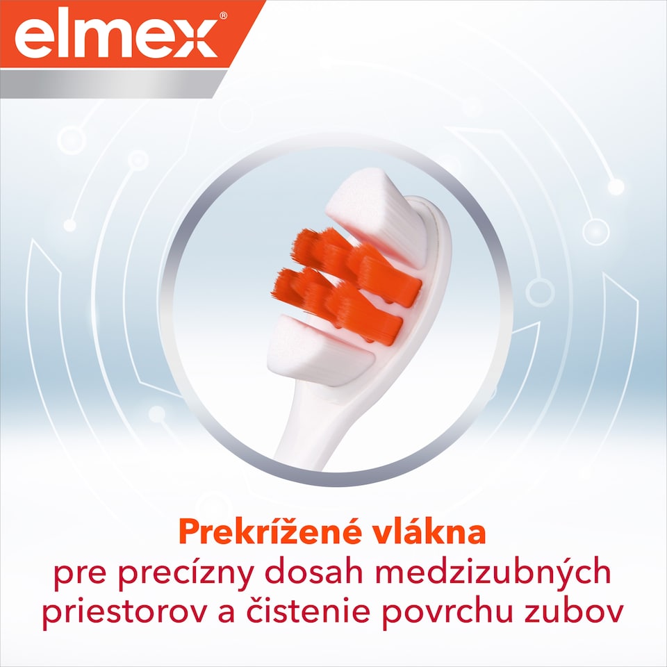 image 1 of elmex Interdental Expert Precision Manual Toothbrush