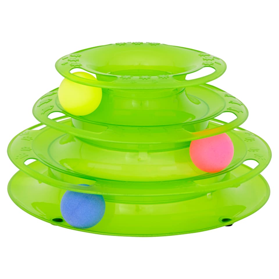 Meowee Cat Batting Ball Stack Toy