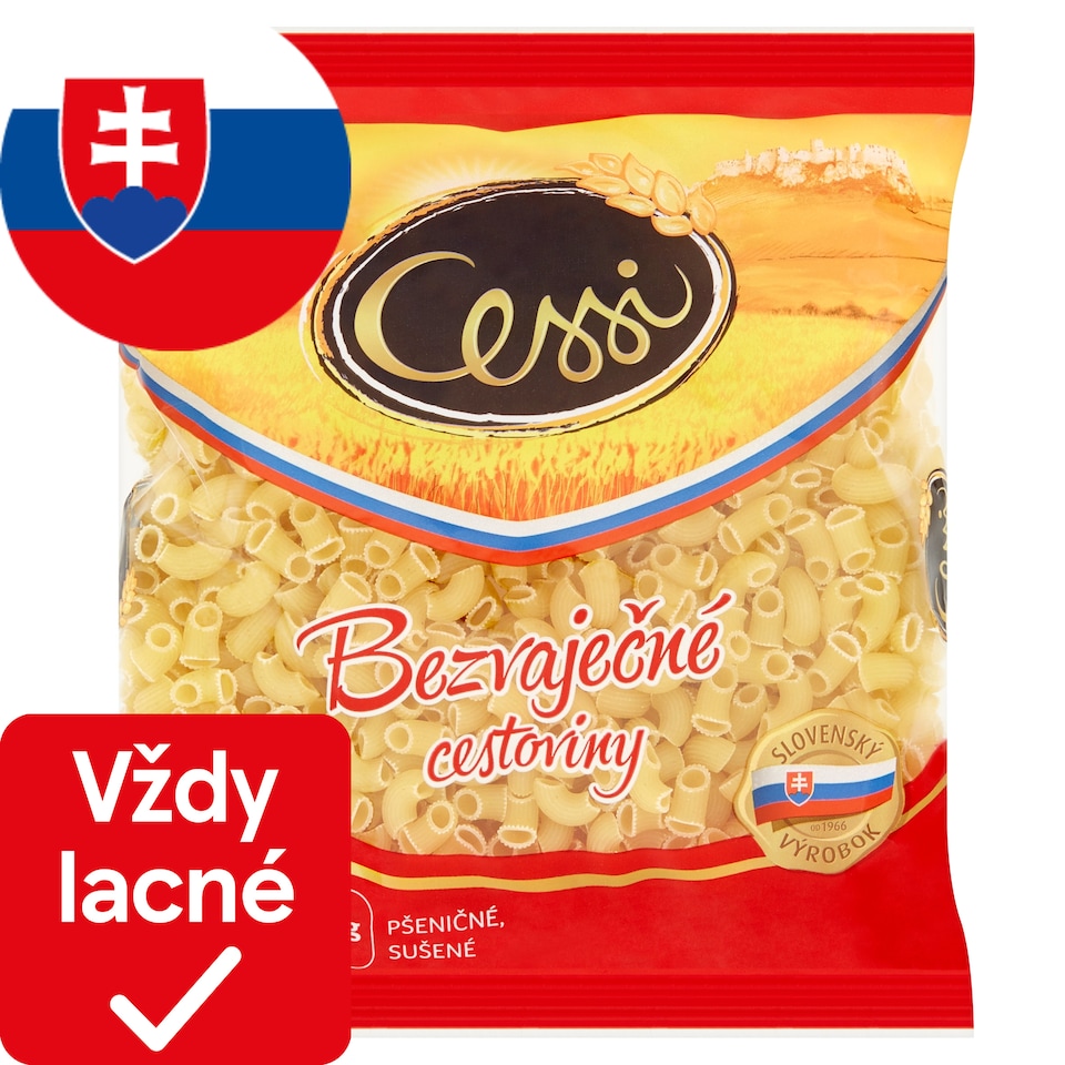 Cessi Bezvaječné cestoviny pšeničné, sušené kolienka 400 g