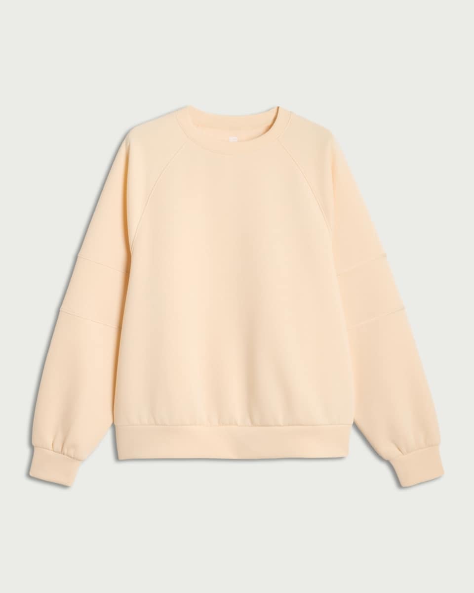 image 1 of F&F Active EVERYHOUR Soft Touch Sweatshirt in Yellow