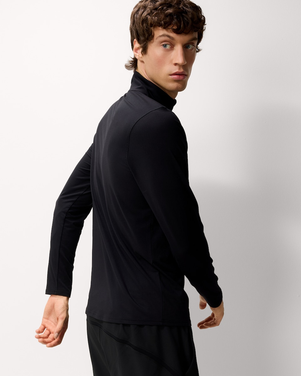 image 1 of F&F Active ULTRAMOVE High Neck Top in Black