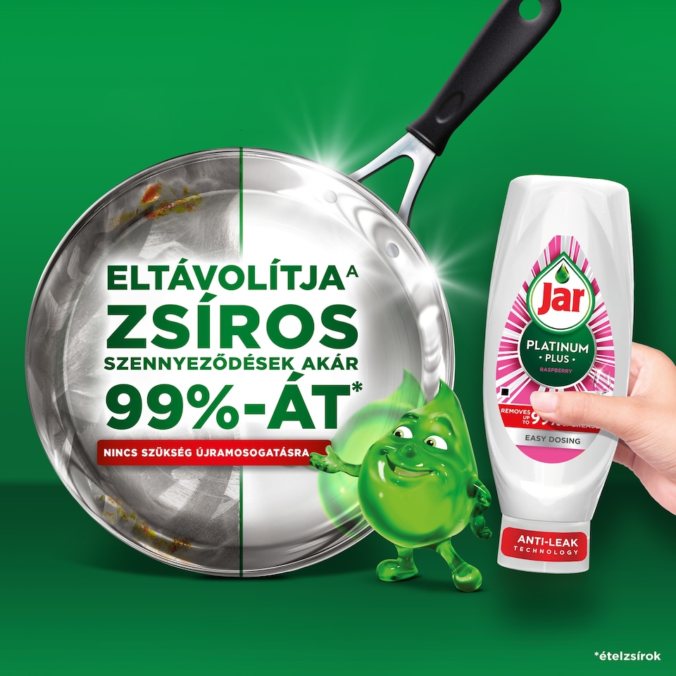 Jar Platinum Plus Mosogatószer Málna 545ML  1. kép