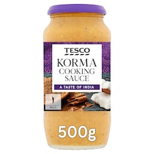 Tesco Korma Cooking Sauce 500G