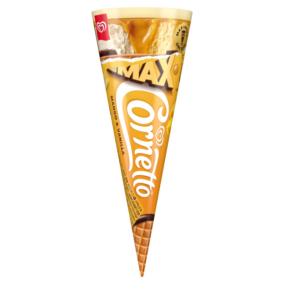 Obrázek 1 pro produkt Cornetto Max Mango & Vanilla 115ml