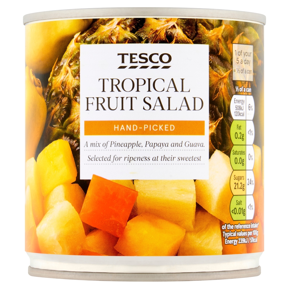 Tesco Tropical Fruit Salad 425G