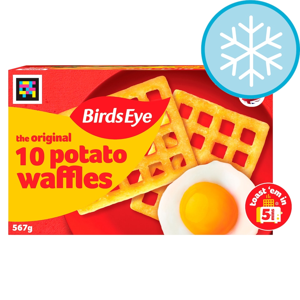 image 1 of Birds Eye 10 Potato Waffles 567G