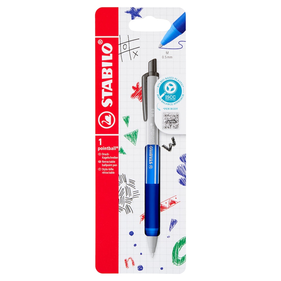 Stabilo Pointball Retractable Ballpoint Pen