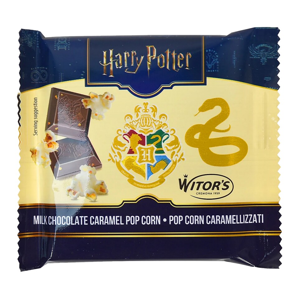 Harry Potter Milkchocolate bar caramel popcorn 40 g