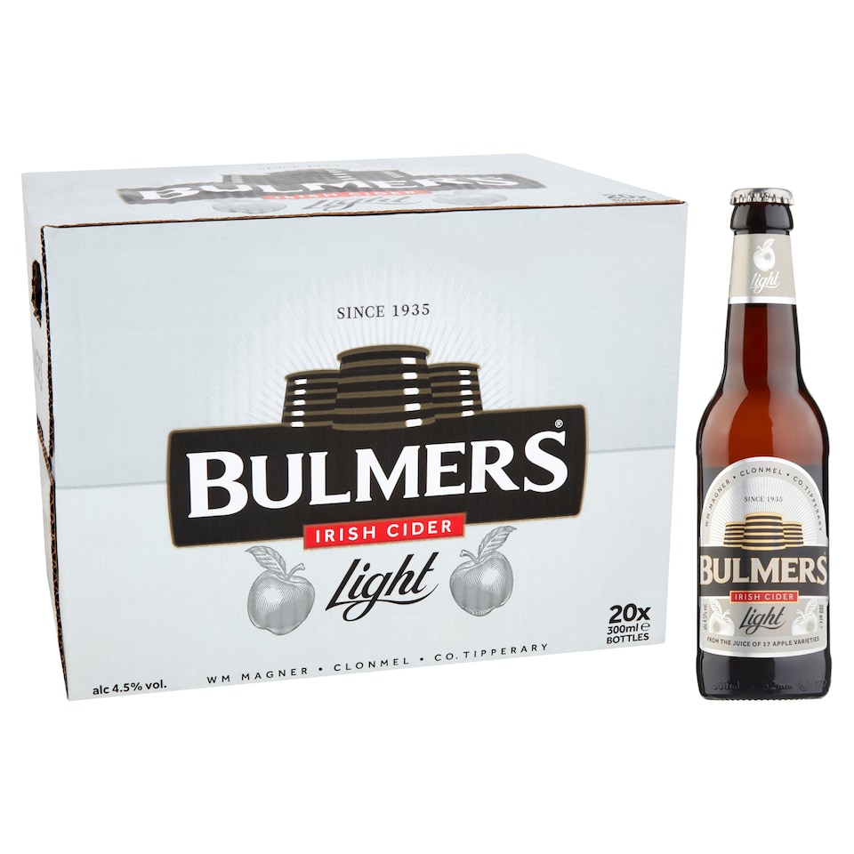 image 1 of Bulmers Light 20X30cl Bottle