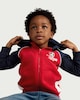 image 1 of F&F Boys Cotton Rich Football Legend Zip Up Hoodie in Multi
