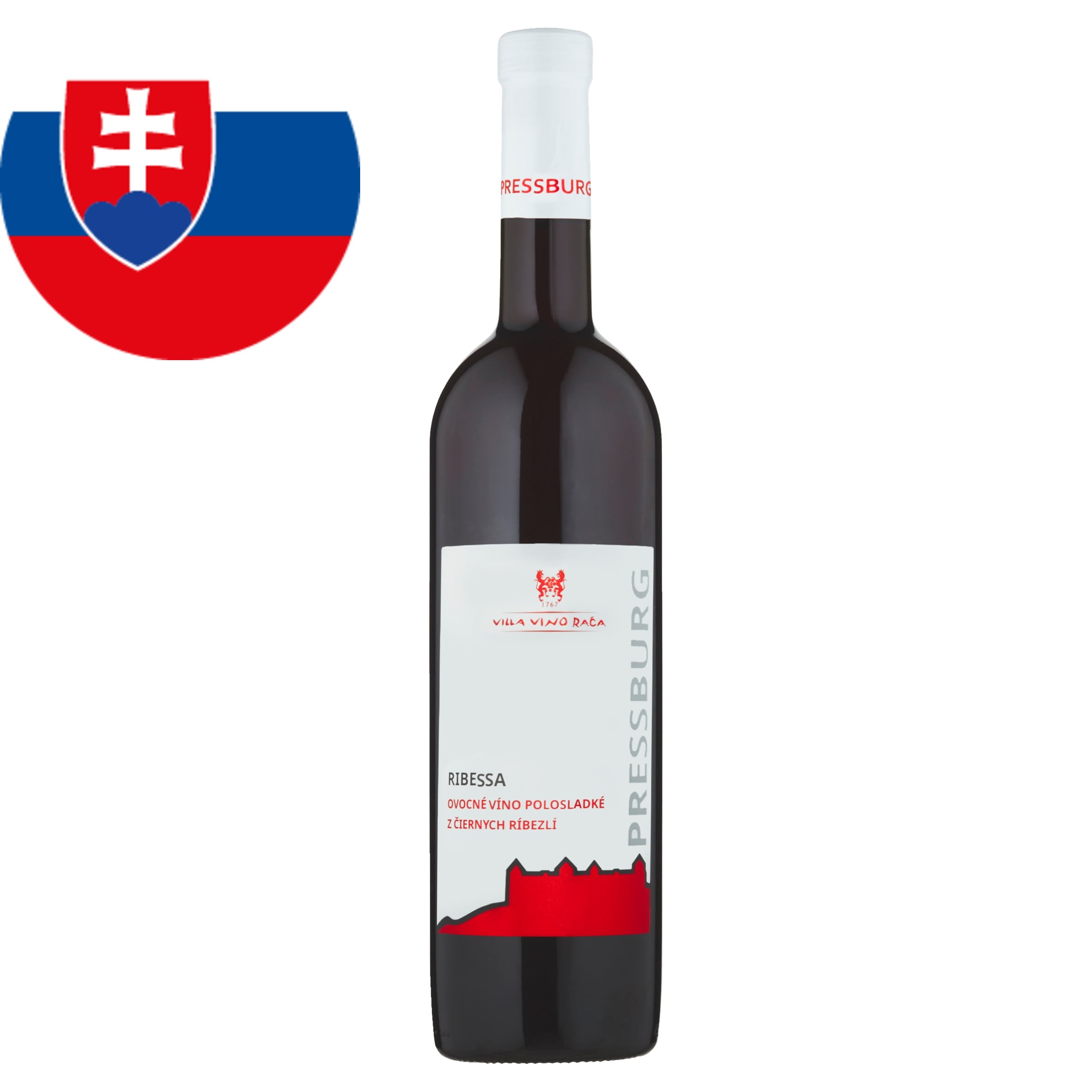 Villa Vino Rača Pressburg Ribessa Fruit Semi-Sweet Blackcurrant