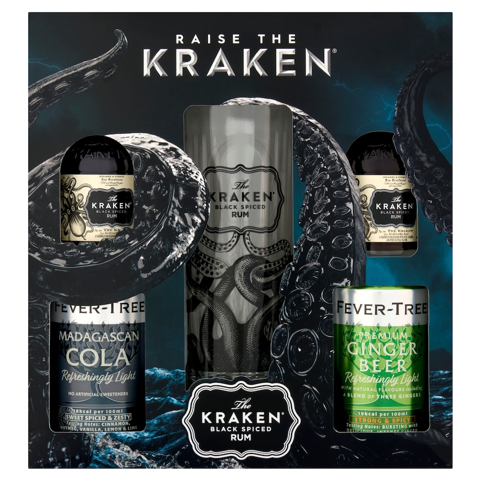 Kraken Black Spiced Rum Gift Set