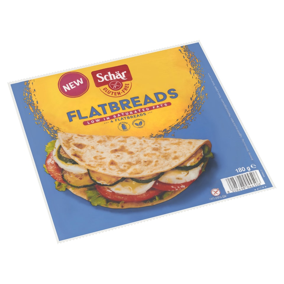 image 1 of Schär Gluten-Free Flatbreads 180g