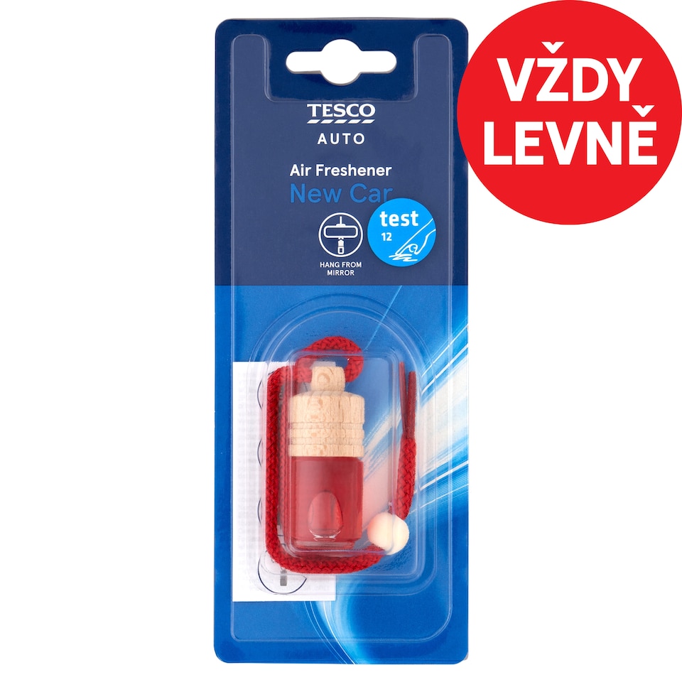 Tesco Auto Osvěžovač vzduchu vůně nový vůz 5ml