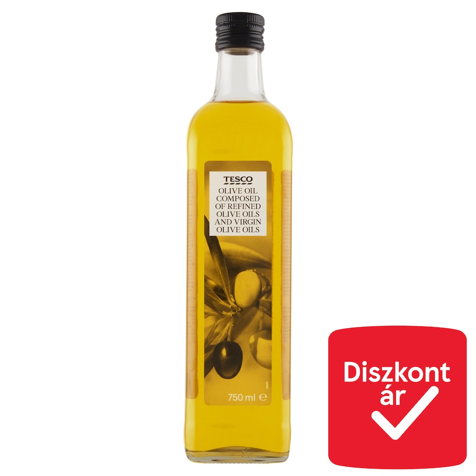 Tesco finomított olívaolajból és szűz olívaolajból álló olívaolaj 750 ml