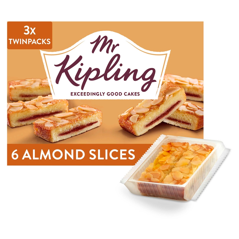image 1 of Mr Kipling Almond Cake Slices 6 Pack