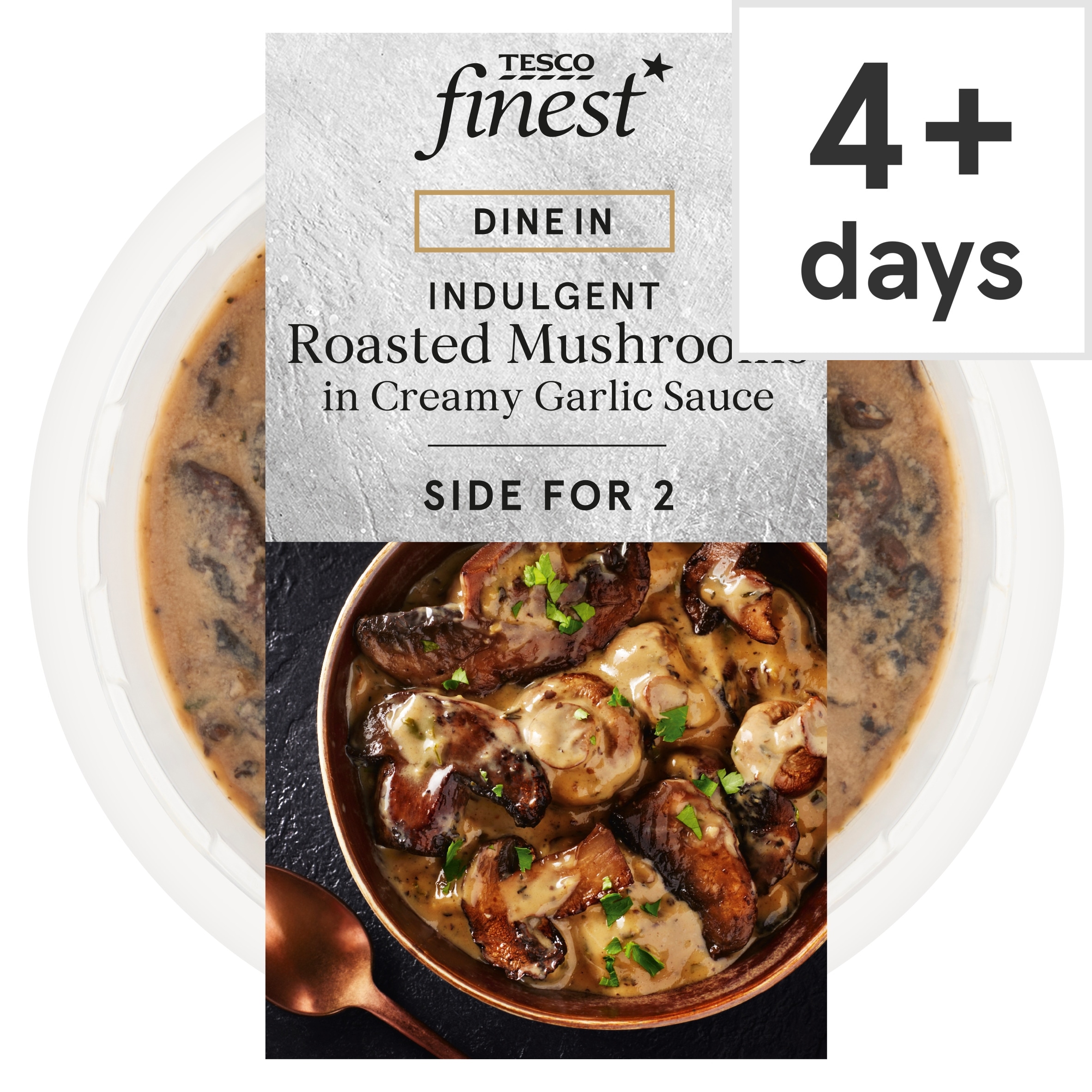 Tesco Finest Dine In Roasted Mushrooms in Creamy Garlic Sauce 300g