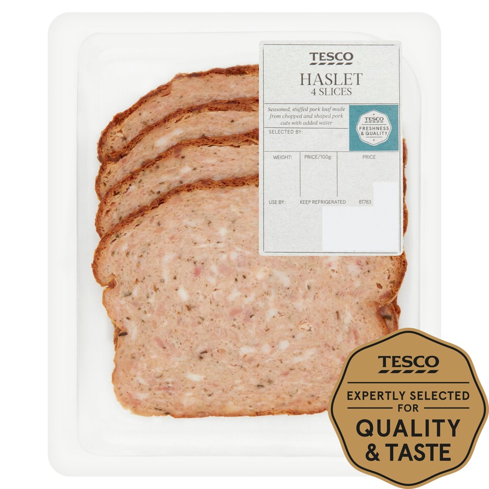 Tesco Deli Haslet 4 Slices Tesco Groceries