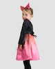 image 3 of F&F Girls 2-Piece Trick or Treat Skeleton Fancy Dress Costume in Black