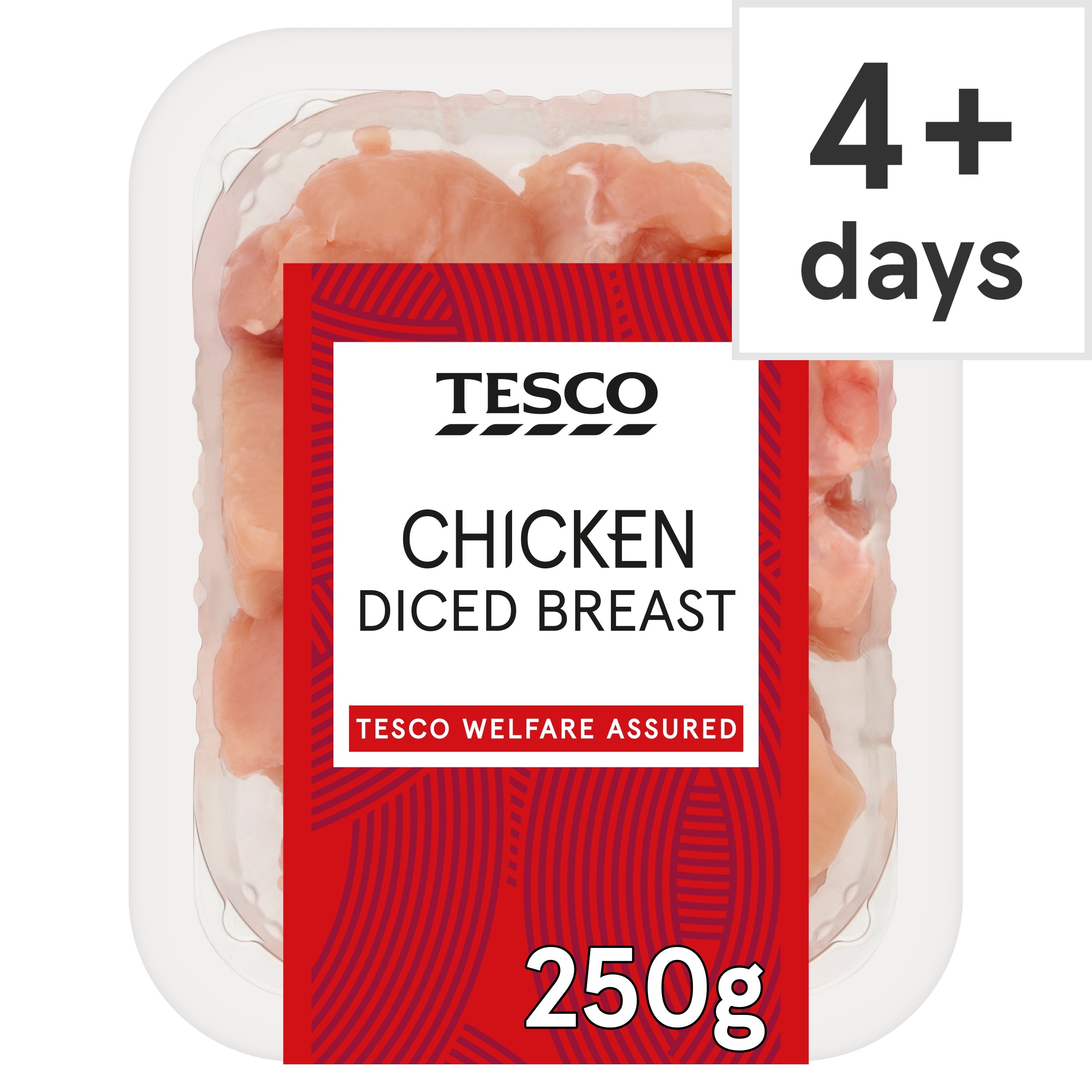 Tesco British Chicken Diced Breast 250g