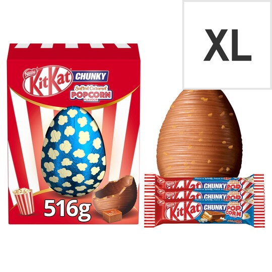 image 1 of Kit Kat Chunky Salted Caramel Milk Chocolate Egg 516G