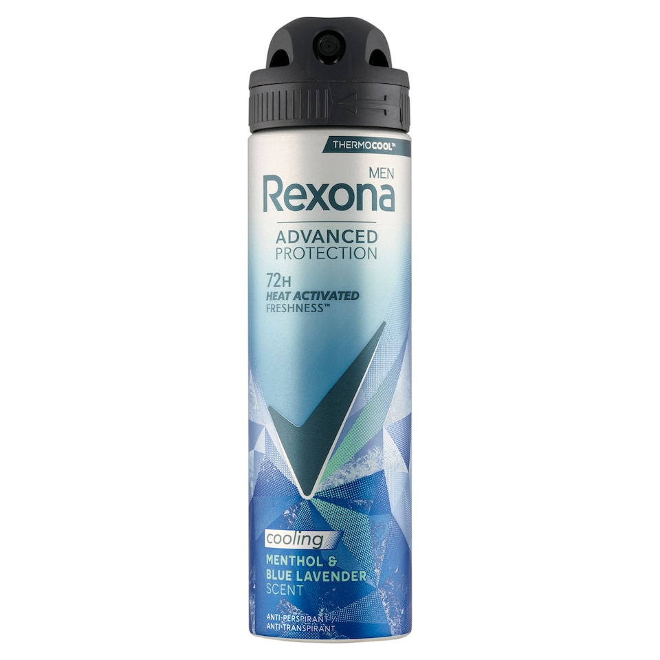 image 1 of Rexona Men Advanced Protection Menthol & Blue Lavender Antiperspirant Spray 150ml