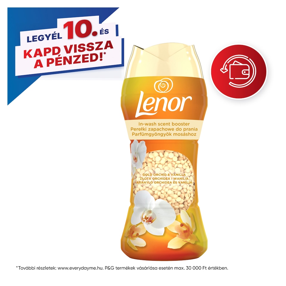 Lenor Parfümgyöngyök 195gGold Orchid & Vanilla 1. kép