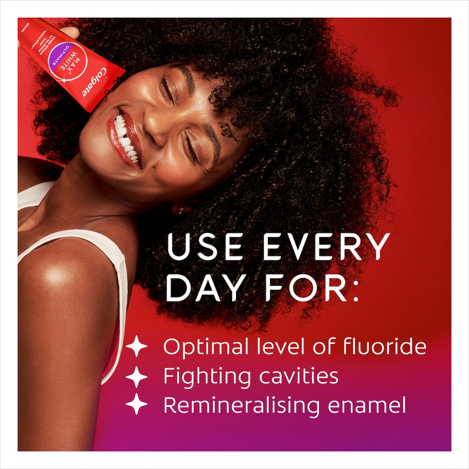 image 1 of Colgate Max White Ultimate Renewal Whitening Toothpaste 75ml