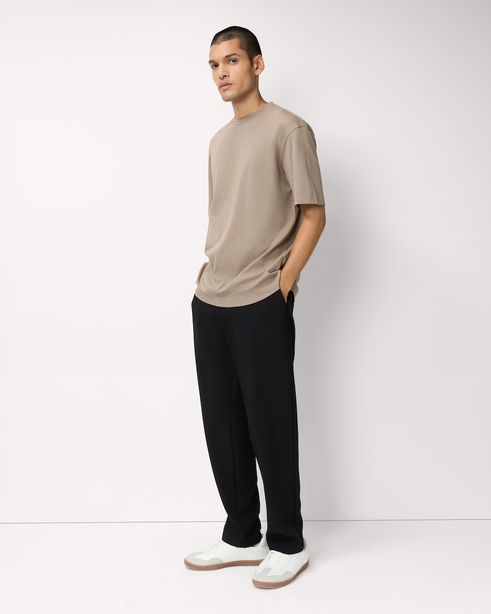 image 1 of F&F Pure Cotton Relaxed Fit T-Shirt in Camel