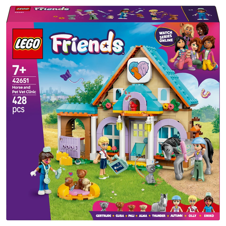 Obrázek 1 pro produkt LEGO Friends 42651 Veterinární klinika pro koně a domácí mazlíčky