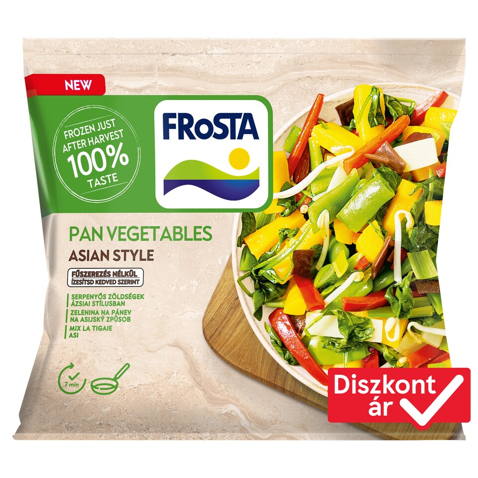 FRoSTA gyorsfagyasztott serpenyős zöldségek ázsiai stílusban 400 g