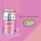 image 2 of Aqua Libra Sparkling Water - Raspberry & Blackcurrant 330ml