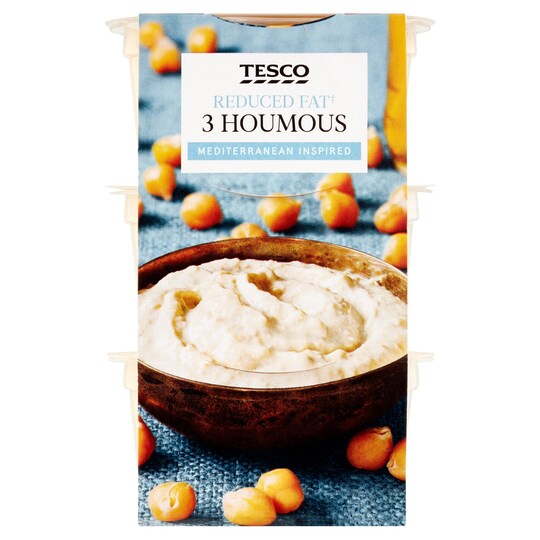 Tesco Reduced Fat Houmous Stacker 210G Tesco Groceries