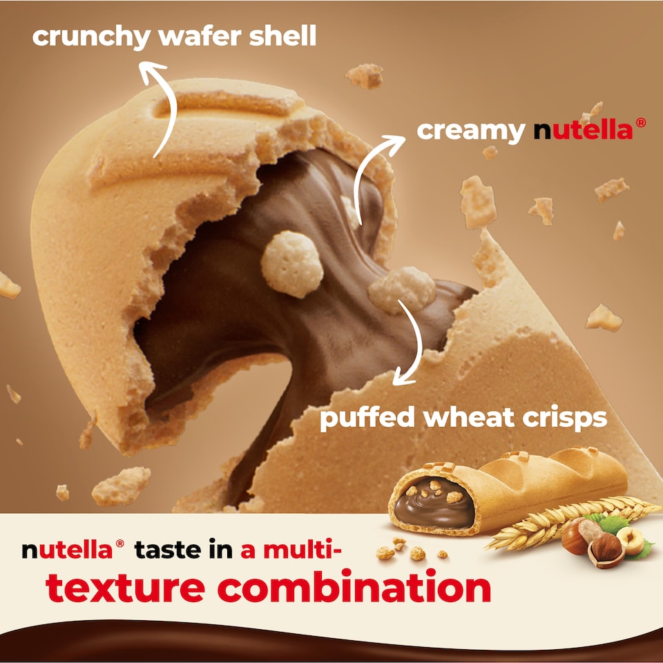 image 1 of NUTELLA B-ready Bars Multipack 6 X 22g (132g)