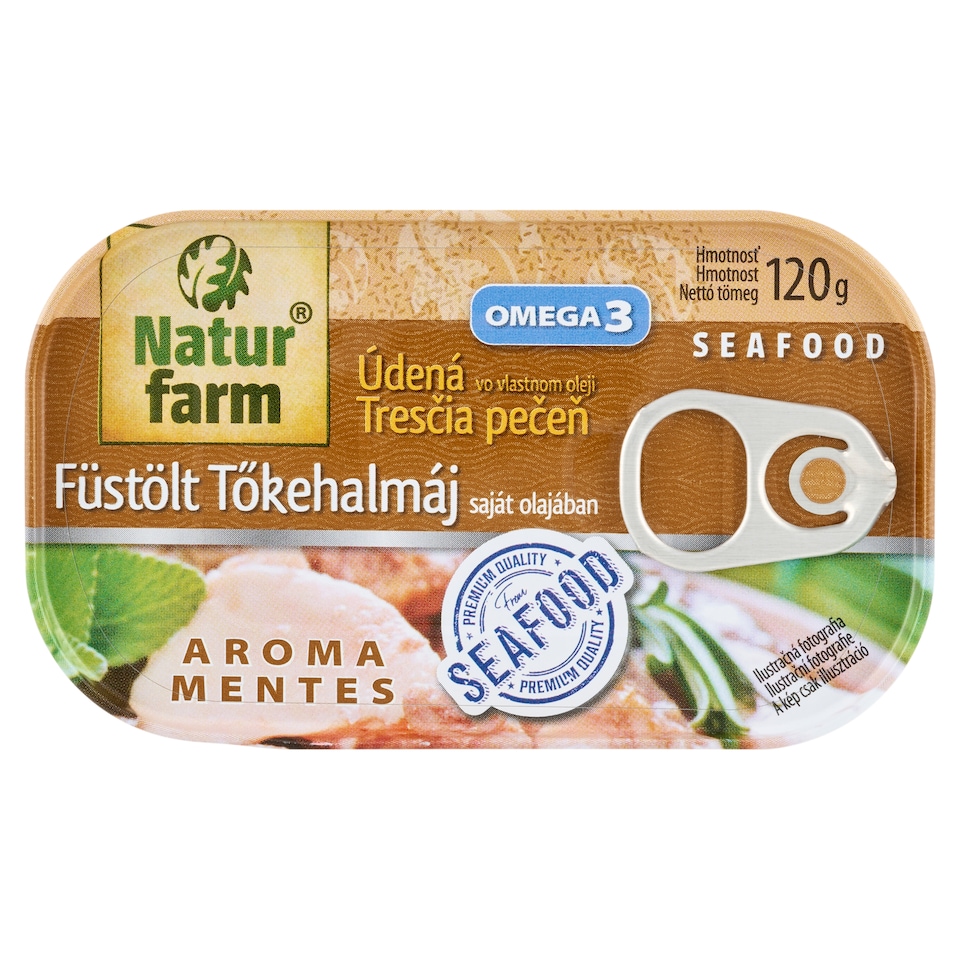 obrázok 1 z Natur Farm Údená tresčia pečeň vo vlastnom oleji 120 g