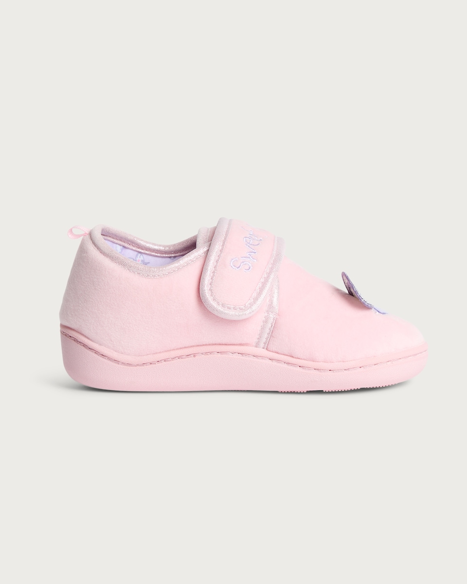 image 1 of Peppa Pig Sweet Dreams Embroidered Slippers in Pink