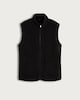 image 4 of F&F Borg Textured Zip Through Gilet in Black