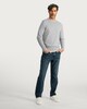 image 2 of F&F Pure Cotton Fine Knit Jumper in Grey Marl