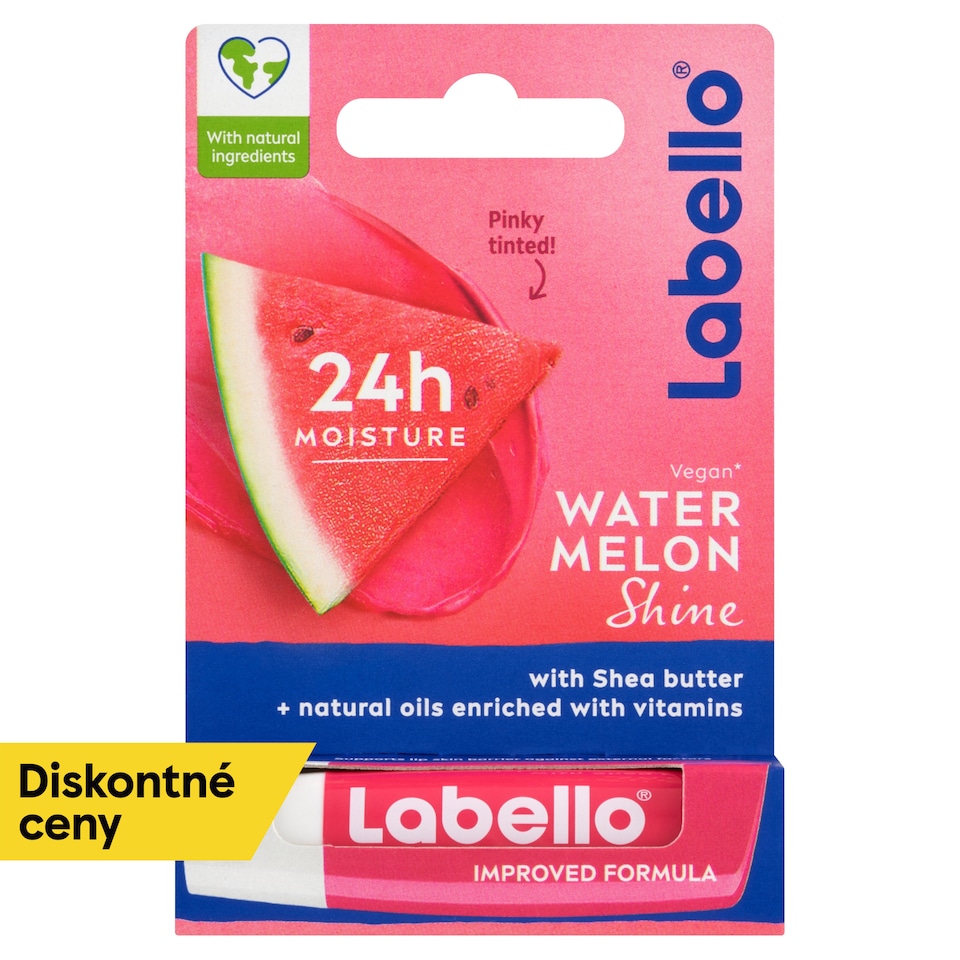 obrázok 1 z Labello Watermelon Shine Tónovací balzam na pery 4,8 g