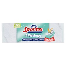 Spontex Washups Non Scratch Value 4 Pack